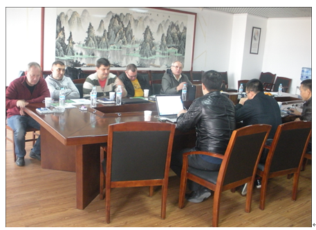 俄羅斯PPGK公司客商來公司參觀、考察